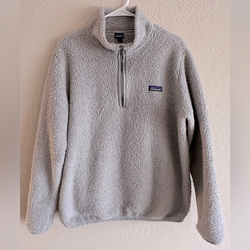 Gray Patagonia Fleece Pullover